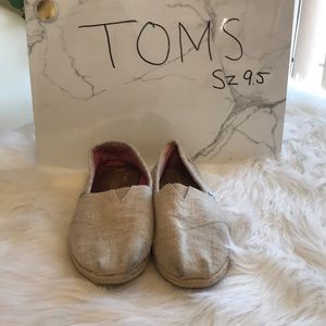 TOMS beige canvas